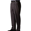 Men's Pleated Lightweight Poly/Wool Pants
